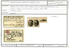 Karteikarte zum Holotyp von Truncatulina laciniosa Karrer, 1868